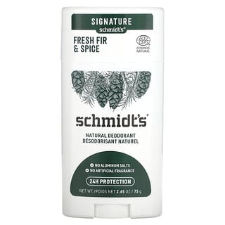 Schmidt's, Natural Deodorant, Fresh Fir & Spice, 2.65 oz (75 g)
