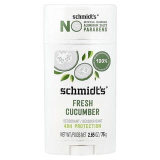 Schmidt's, Přírodní deodorant, čerstvá okurka, 75 g