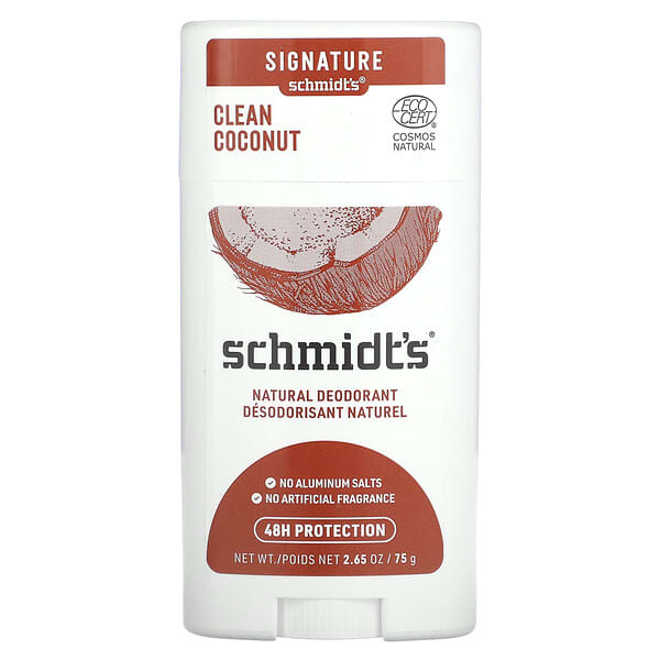 Schmidt's, Natural Deodorant, Clean Coconut, 2.65 oz (75 g)