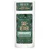 Natural Deodorant, Sensitive Skin Formula, Sage + Vetiver, 3.25 oz (92 g)