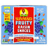 Sun-Maid, En-cas aux raisins et aux fruits, Framboise bleue acidulée, 7 sachets, 20 g chacun