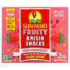 Fruity Raisin Snacks, Sour Strawberry, 7 Pouches, 0.7 oz (20 g) Each