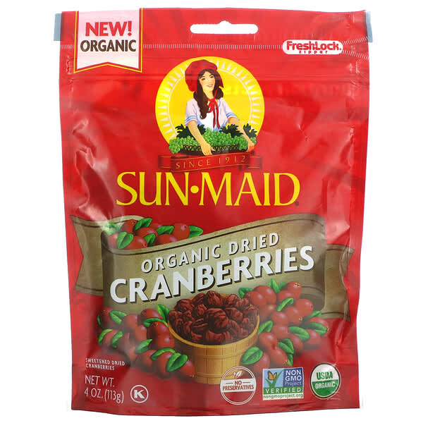 Sun-Maid, Getrocknete Bio-Cranberries, 113 g (4 oz.)