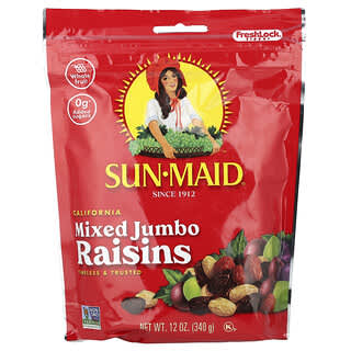 Sun-Maid, Mistura de Passas Jumbo da Califórnia, 340 g (12 oz)