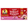 Sun-Maid, Йогуртовый изюм, клубника и ваниль, 6 коробок по 28,3 г (1 унция)