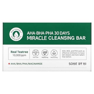 SOME BY MI, Кусковое мыло с кислотами AHA, BHA и PHA, для устранения несовершенств кожи за 30 дней, 160 г