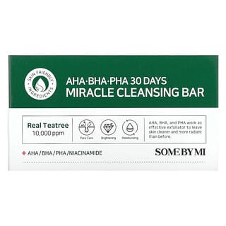 SOME BY MI, AHA. BHA, PHA 30 Days Miracle Cleansing Bar, 106 g