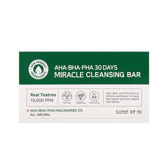 Some By Mi, AHA. BHA. PHA 30 Days Miracle Cleansing Bar، 160جم