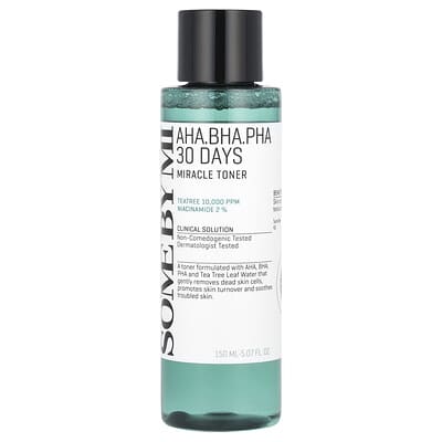 SOMEBYMI,AHA.BHA.PHA30DaysMiracleToner,5.07floz(150ml)