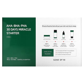 Some By Mi, AHA.BHA.PHA, 30 Days Miracle Starter Edition, Kit com 4 Unidades