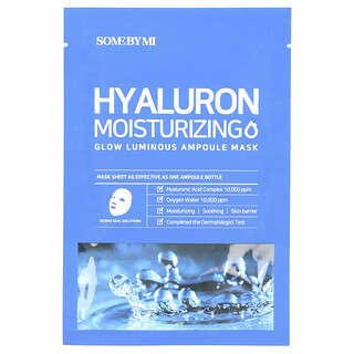 SOME BY MI, Masque de beauté hydratant à l'acide hyaluronique, Ampoules et éclat, 1 masque en tissu, 25 g