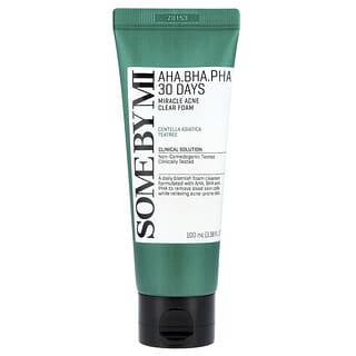 SOME BY MI, AHA, BHA, PHA 30 Days Miracle Acne Clear Foam, 100 ml