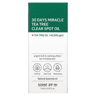 SOME BY MI, 30 Days Miracle Tea Tree Clear Spot Oil, 0.33 fl oz (10 ml)