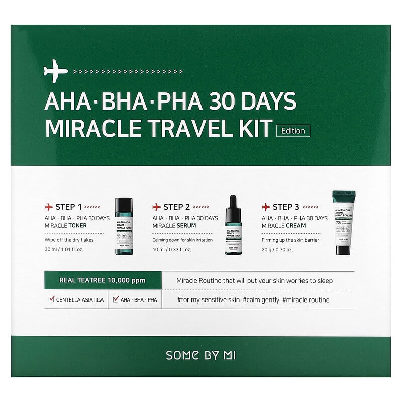 SOME BY MI AHA BHA PHA 30 Days Miracle Travel Kit (inc 3 Items