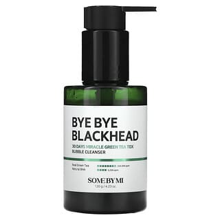 SOME BY MI, Bye Bye Blackhead, Agente de limpieza milagroso con burbujas de té verde desintoxicantes para eliminar los puntos negros en 30 días, 120 g (4,23 oz)