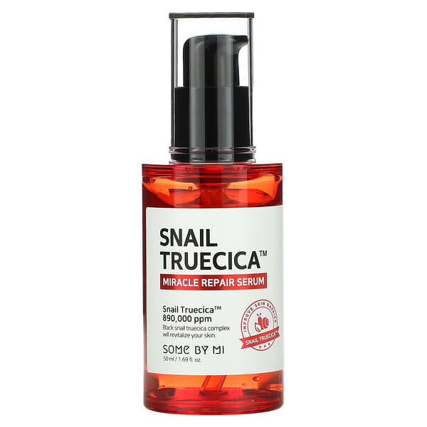 Some By Mi, Snail Truecica（スネイルトゥルーシカ）ミラクルリペア美容液、50ml（1.69液量オンス）