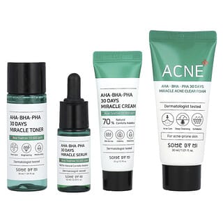 SOME BY MI, AHA. BHA. PHA 30 Days Miracle AC SOS Kit, Edition, 4-teiliges Set