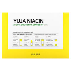 SOME BY MI, Kit de inicio con productos iluminadores con yucha y niacina con resultados en 30 días, 4 piezas
