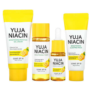SOME BY MI, Yuja Niacin, стартовый набор для осветления кожи за 30 дней, набор из 4 продуктов