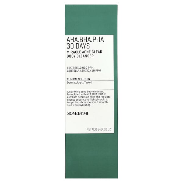SOME BY MI, AHA. BHA. PHA 30 Days Miracle Acne Clear Body Cleanser, 14.10 oz (400 g)