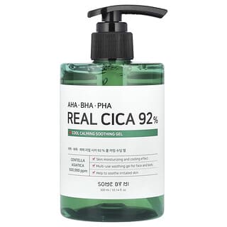 SOME BY MI, AHA/BHA/PHA Real Cica 92% 清爽镇静舒缓凝胶，10.14 液量盎司（300 毫升）