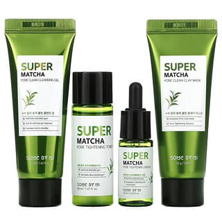 Some By Mi, Super Matcha Pore Care Starter Kit, Edition, 4-teiliges Set