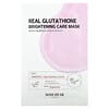 Real glutathion, Masque de beauté illuminateur, 1 feuille, 20 g