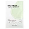Real Tea Tree, Calming Care Beauty Mask, beruhigende Pflege und Beauty-Maske mit echtem Teebaum, 1 Tuchmaske, 20 g (0,70 oz.)