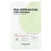 Real Super Matcha Pore Care Beauty Mask, 1 Sheet, 0.7 oz (20 g)