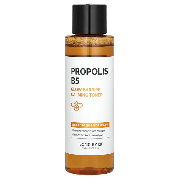 SOME BY MI, Propolis B5, Glow Barrier Calming Toner, beruhigendes Hautbarriere-Gesichtswasser für eine strahlende Haut mit Propolis, 150 ml (5,07 fl. oz.)