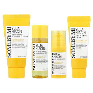 SOME BY MI, Yuja Niacin, Anti Blemish Starter Kit Edition, 4 Piece Kit