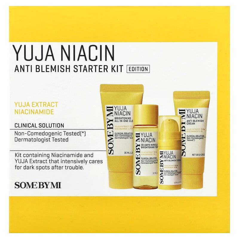 Yuja Niacin, Anti Blemish Starter Kit Edition, 4 Piece Kit
