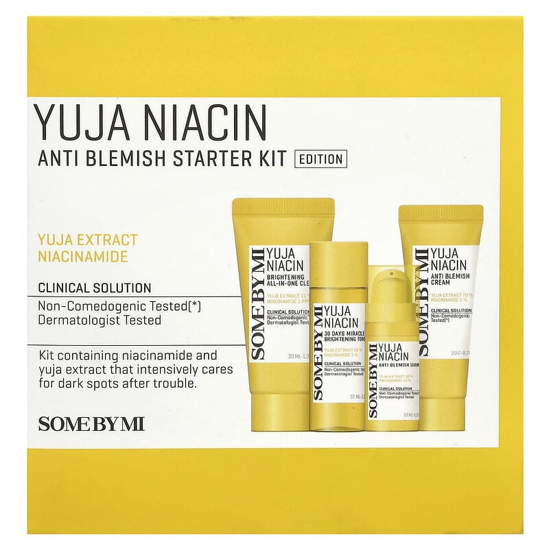 Yuja Niacin, Anti Blemish Starter Kit Edition, 4 Piece Kit