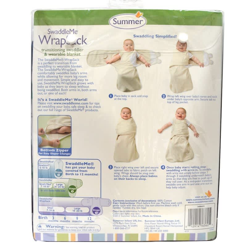 Summer hot sale swaddleme wrapsack