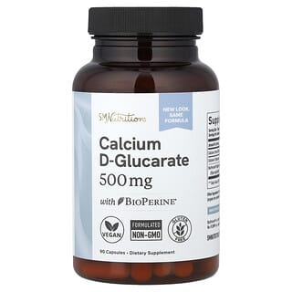 SMNutrition, Calcium D-Glucarate with BioPerine®, 90 Capsules