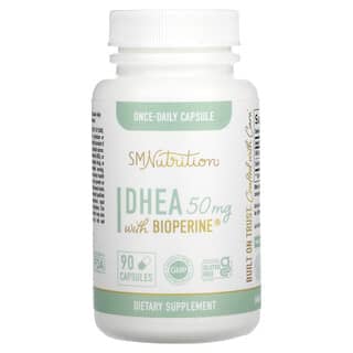 SMNutrition, DHEA  with Bioperine , 50 mg , 90 Capsules