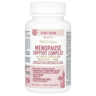 SMNutrition, Complexo de Suporte à Menopausa, 60 Cápsulas