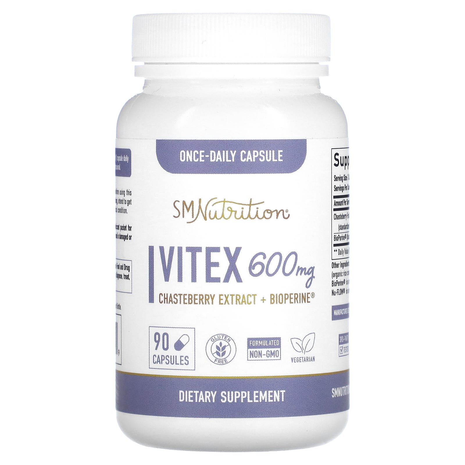 Smnutrition Vitex 600mg 캡슐 90정