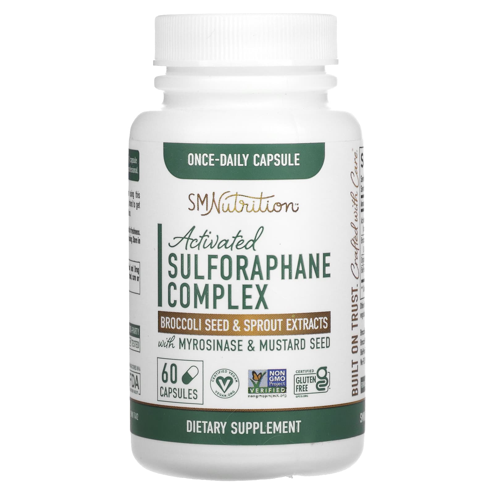 SMNutrition, Activated Sulforaphane Complex with Myrosinase & Mustard