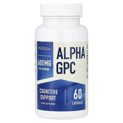 SMnutrition, α-GPC, 60 Capsules (300 mg per capsule)