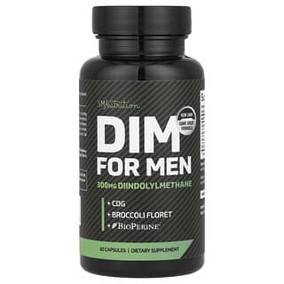 SMNutrition, DIM para Homens, 300 mg, 60 Cápsulas