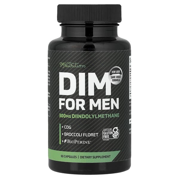 SMNutrition, DIM 남성용, 300mg, 캡슐 60정
