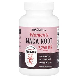 SMNutrition, Women‘s Maca Root, Maca-Wurzel für Frauen, 2.250 mg, 120 Kapseln (750 mg pro Kapsel)