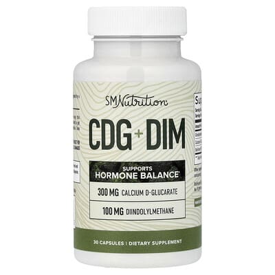 SMnutrition, CDG + DIM, 30 Capsules