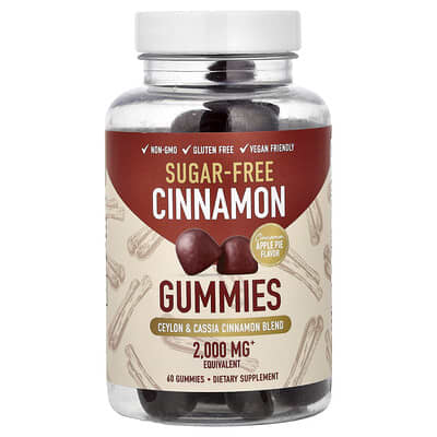 SMnutrition, Cinnamon Gummies, Cinnamon Apple Pie Flavor, 60 Gummies