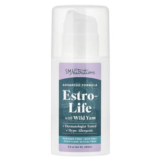 SMNutrition, Estro-Life Cream, Advanced Formula, Dermatologist Tested, Non-Allergenic, 4 oz