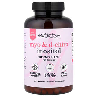 SMNutrition, Myo & D-Chiro Inositol, 240 Kapsul