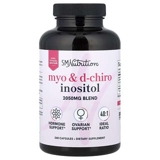SMNutrition, Myo & D-Chiro Inositol, 240 kapslí