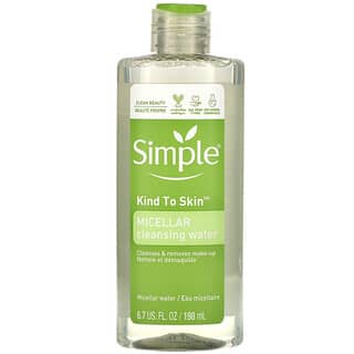 Simple Skincare, Agua micelar de limpieza, 198 ml (6,7 oz. Líq.)