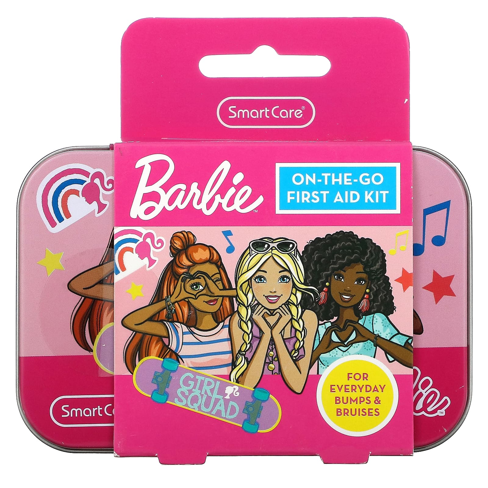 Fantasierijk Lima Zeker Smart Care, On-The-Go First Aid Kit, Barbie, 13 Piece Kit